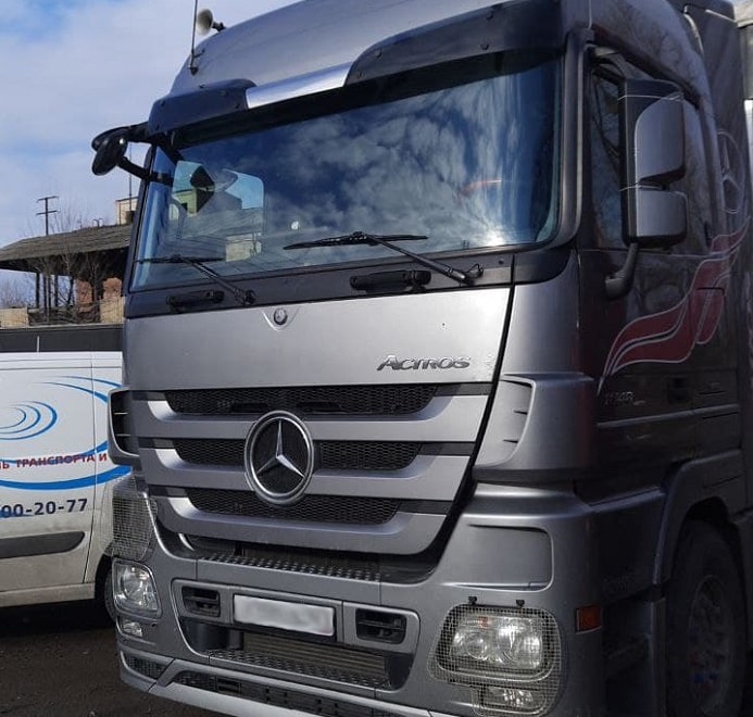 Установка ГЛОНАСС/GPS на Mersedes-benz Actros